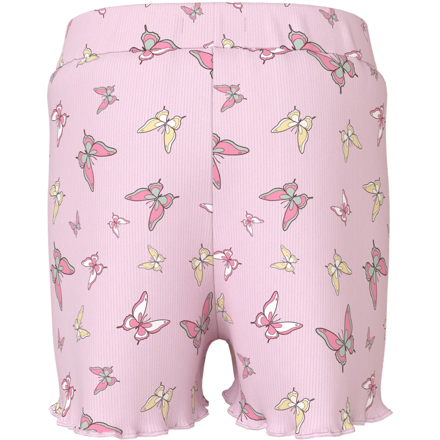 Name It Cradle Pink Butterflies Nmfvemma Aop Shorts - Image 2