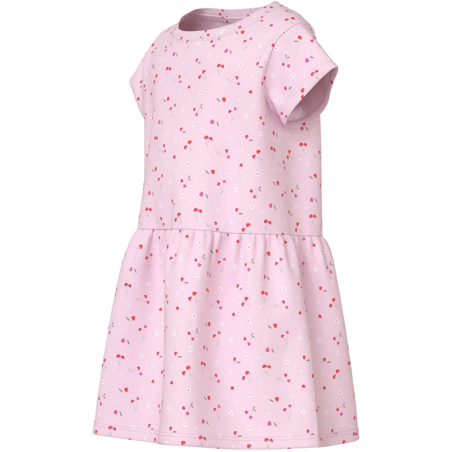 Name It Cradle Pink Heart Cherries Nmfvilinse Capsl Kjole - Image 2