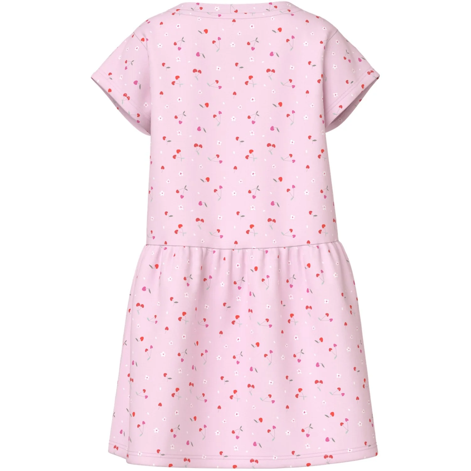 Name It Cradle Pink Heart Cherries Nmfvilinse Capsl Kjole - Image 3