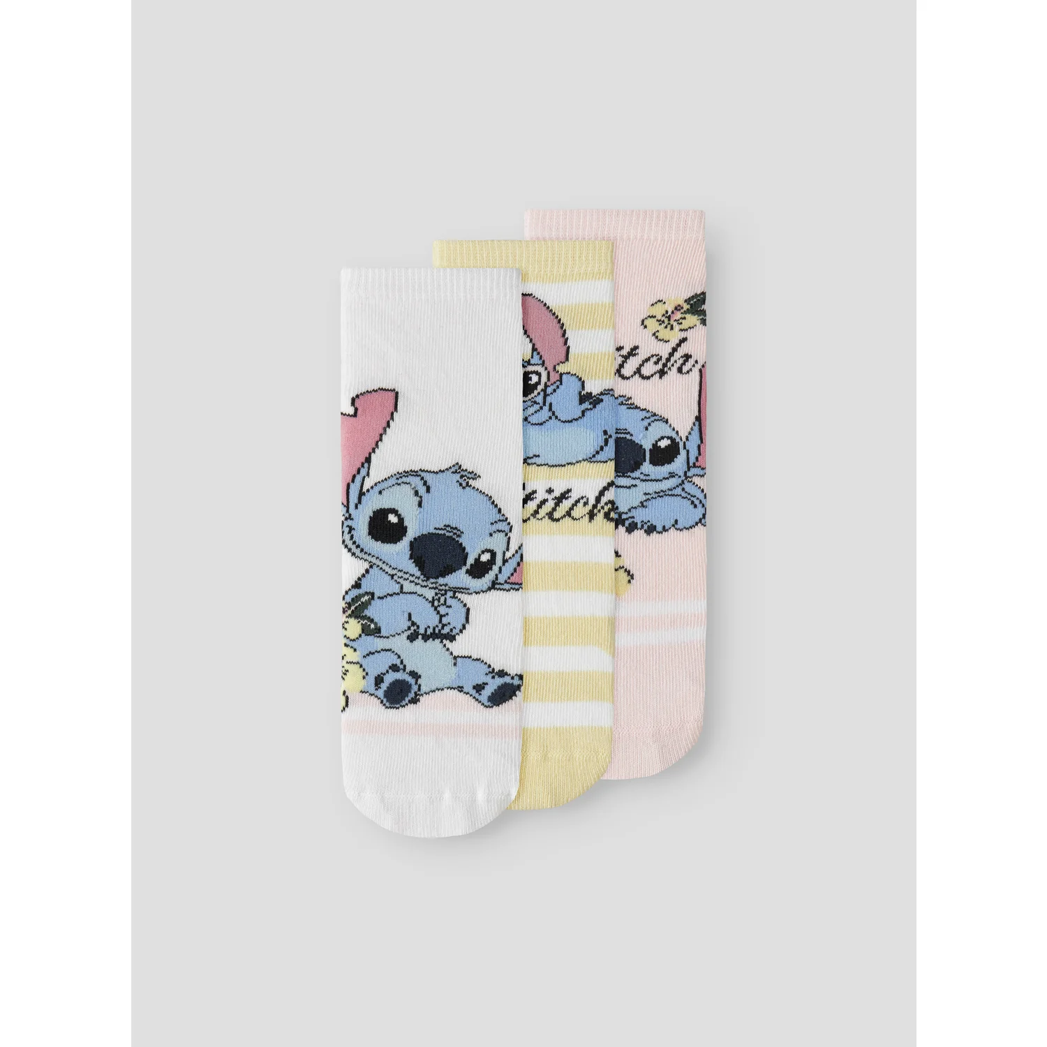 Name It Cradle Pink Nmfandi Stitch 3P Strømper Wdi - Image 4