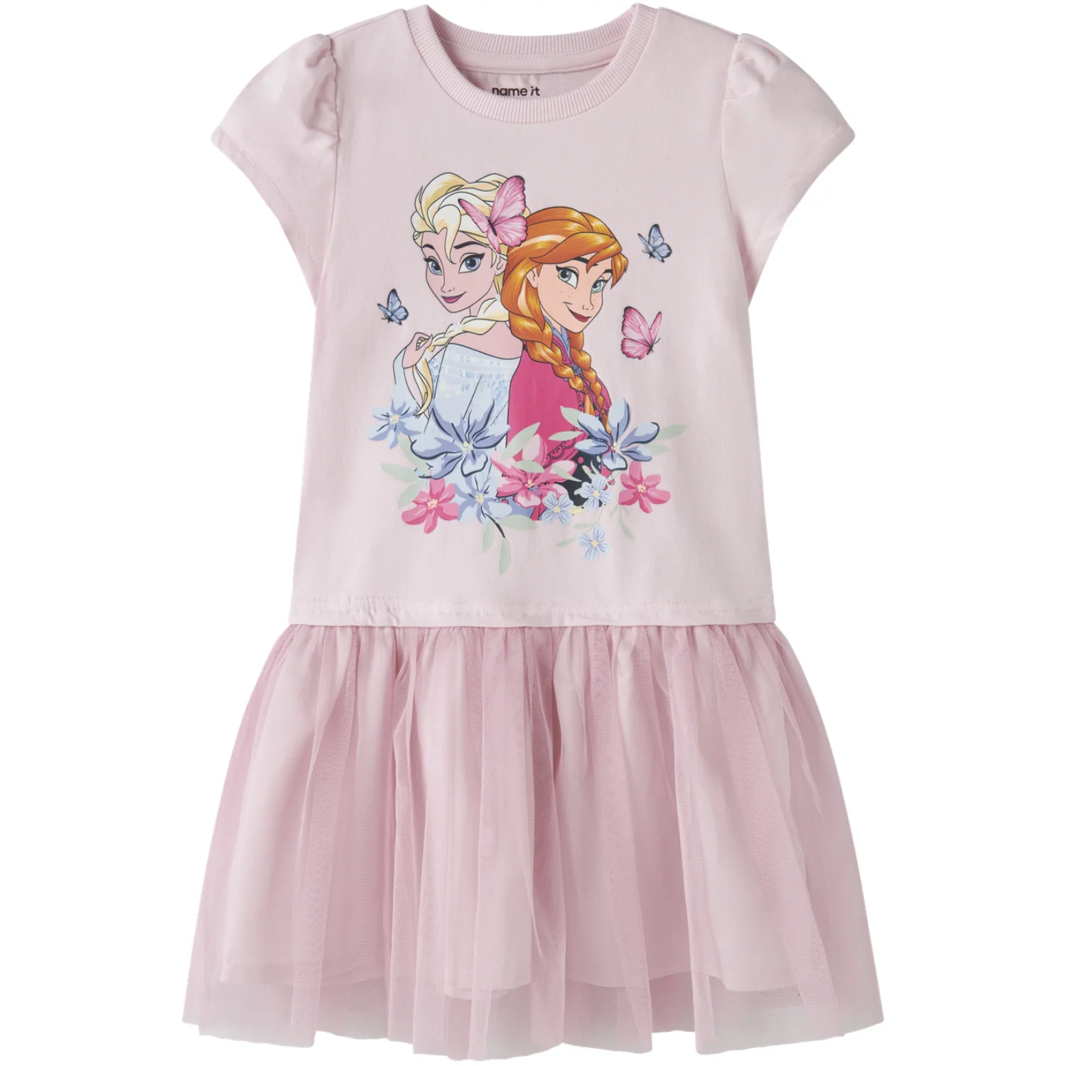 Name It Cradle Pink Nmfmemma Frozen Ss Tyl Kjole Wdi