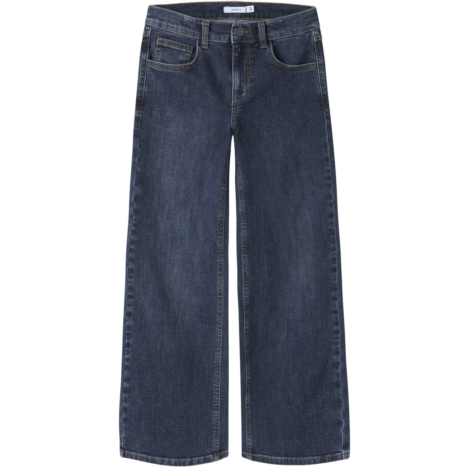 Name It Dark Blue Denim Nkfrose Wide Jeans 8809-Md Tb