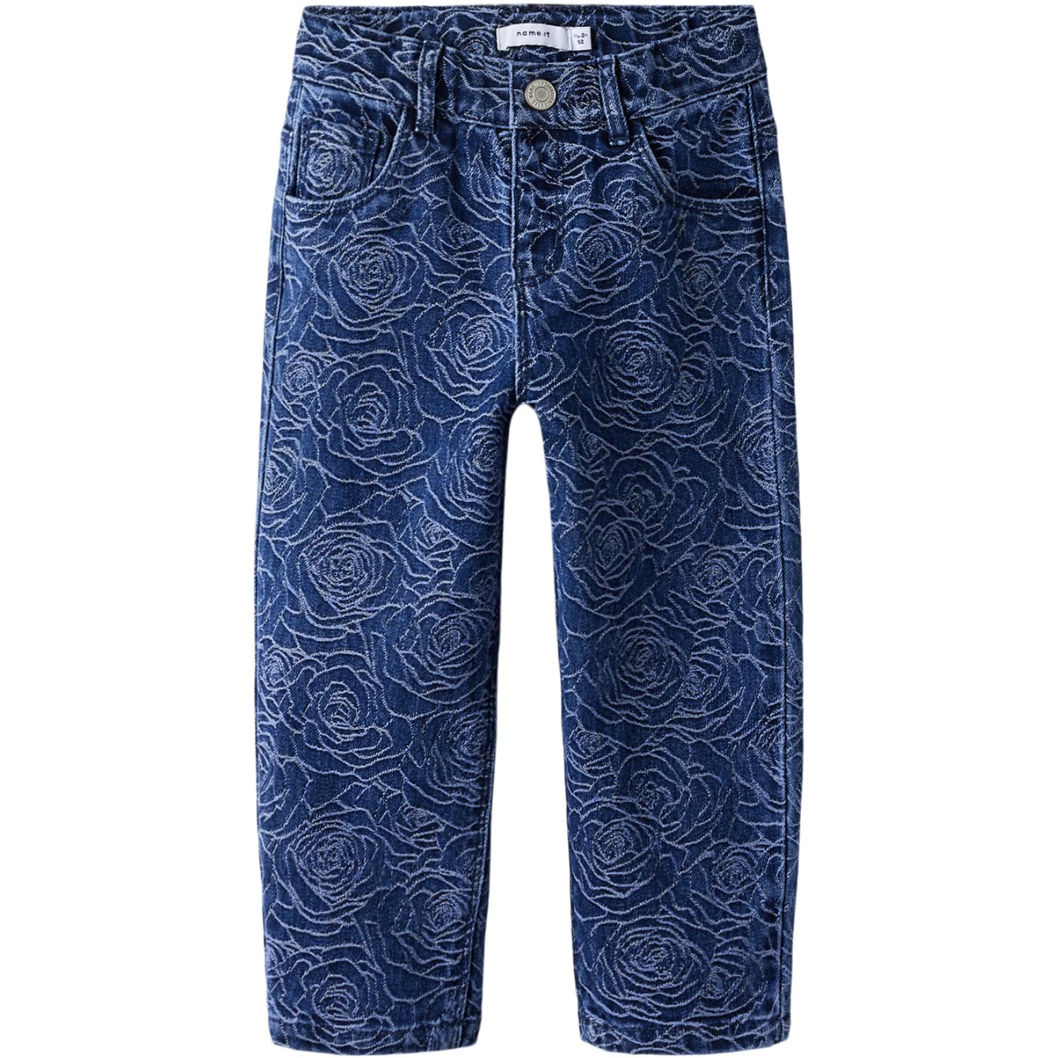 Name It Dark Blue Denim Nmfbella Mom Jeans 5005-Qj O