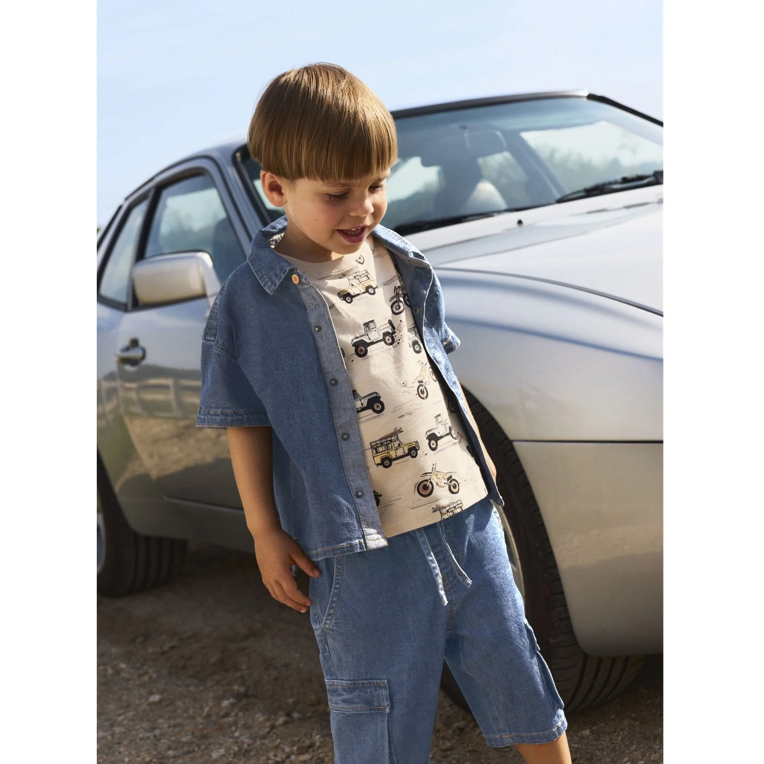 Name It Dark Blue Denim Peter Denim Skjorte - Image 3