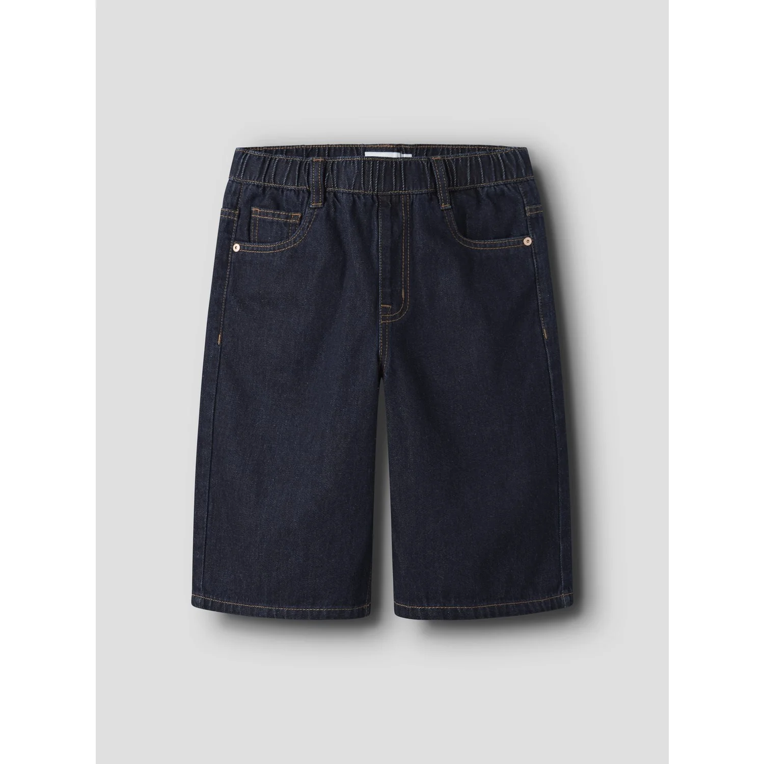 Name It Dark Blue Denim Unwashed Nkmben X Skater Dnm Bermuda 8649-By Noos - Image 4