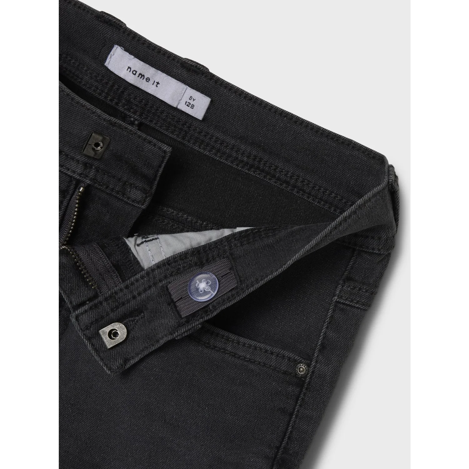 Name It Dark Grey Denim Nkmryan Straight Jeans 8808-Dt Tb - Image 4