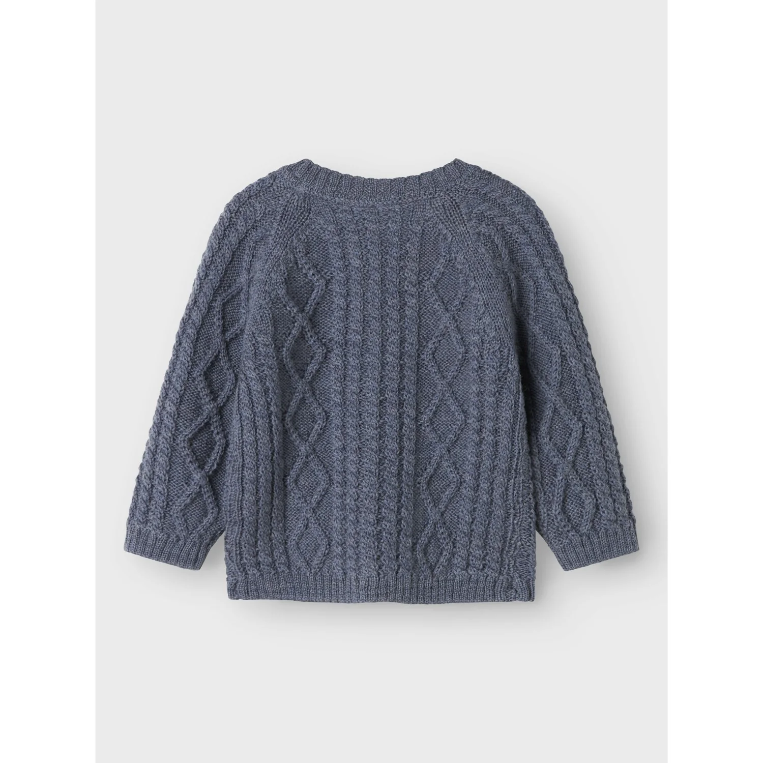 Name It Folkstone Gray Nbmwrilla Uld Ls Strik Card - Image 3