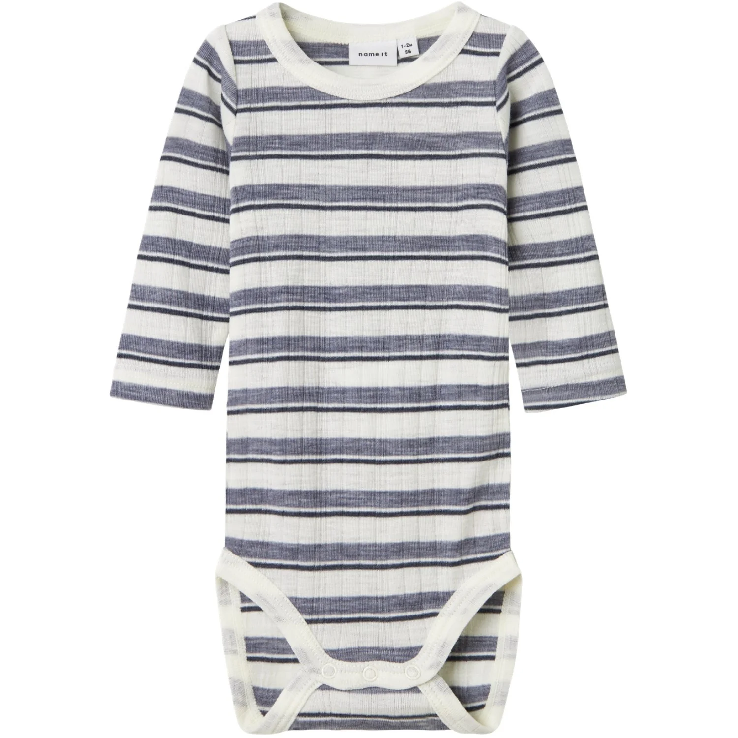 Name It Folkstone Gray Snow White Nbmwang Uld Needle Ls Body Noos - Image 6