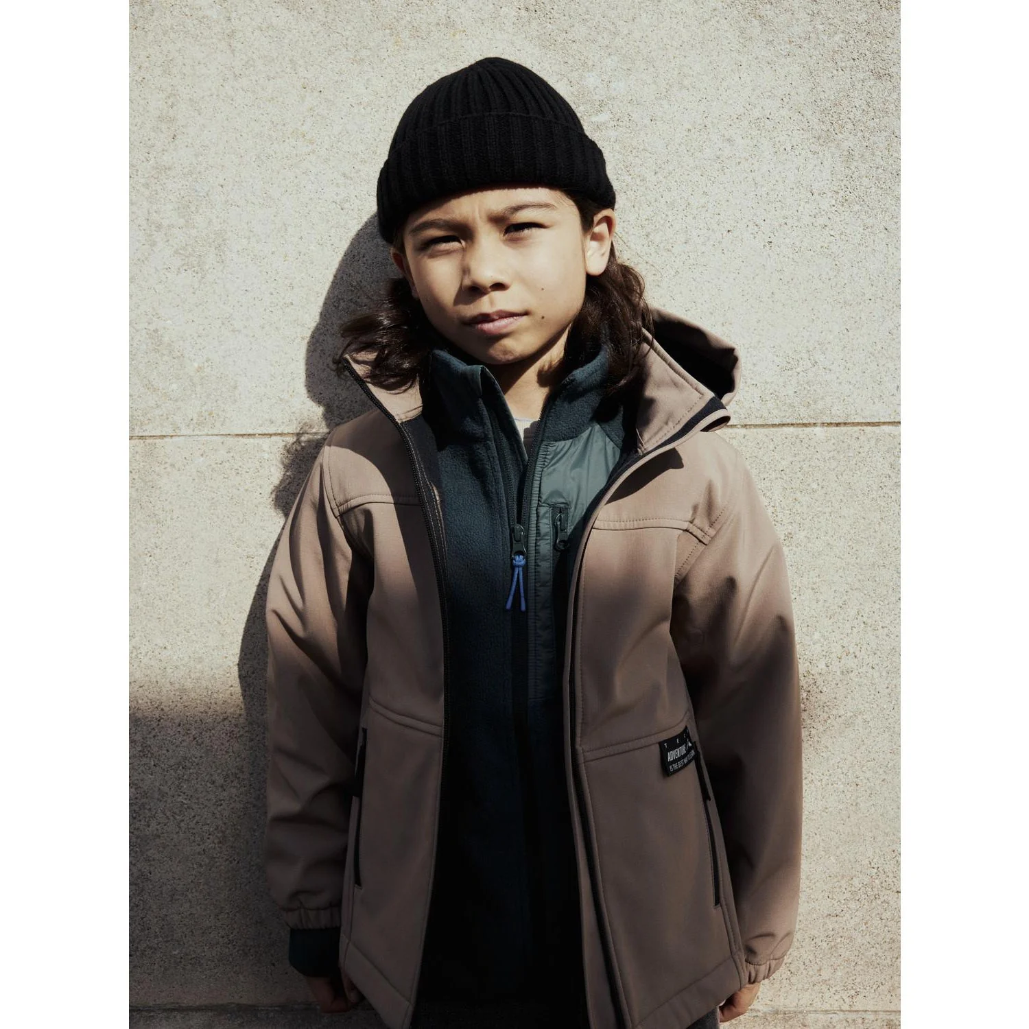 Name It Fossil Nkmalfa08 Softshell Jakke Run Fo - Image 2