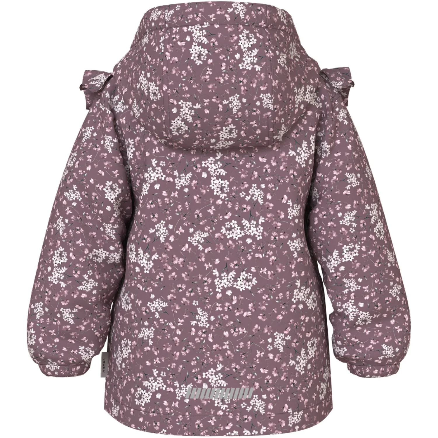Name It Grape Shake Floral Dream Nmfalfa08 Softshell Jakke Flæse Aop Fo - Image 2