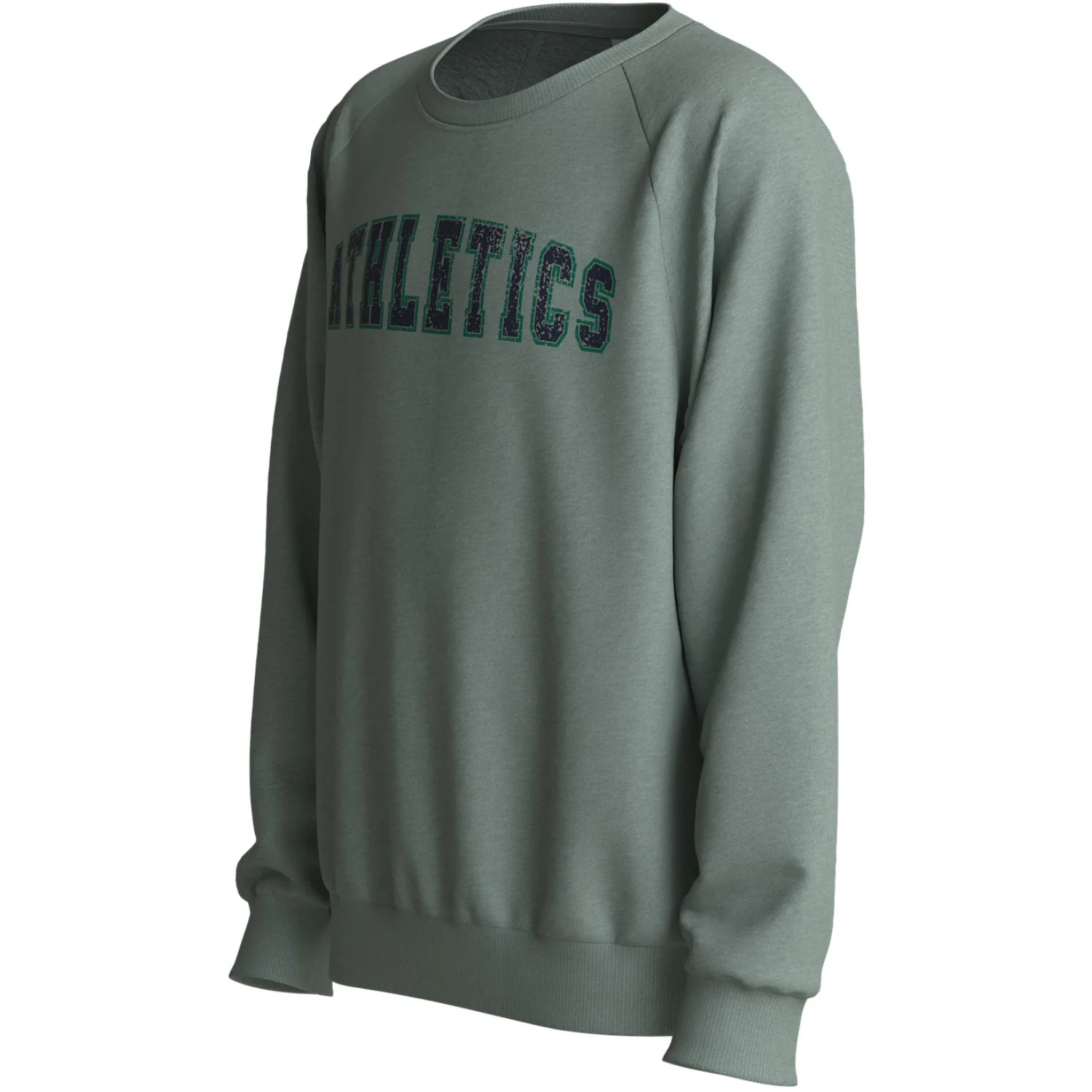 Name It Green Milieu Athletics Nkmvion Ls Nreg Sweat Unb - Image 2