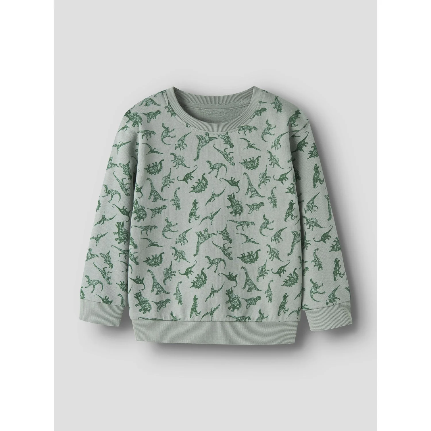 Name It Green Milieu Dino Nmmvifelix Ls Nreg Sweat Unb - Image 2