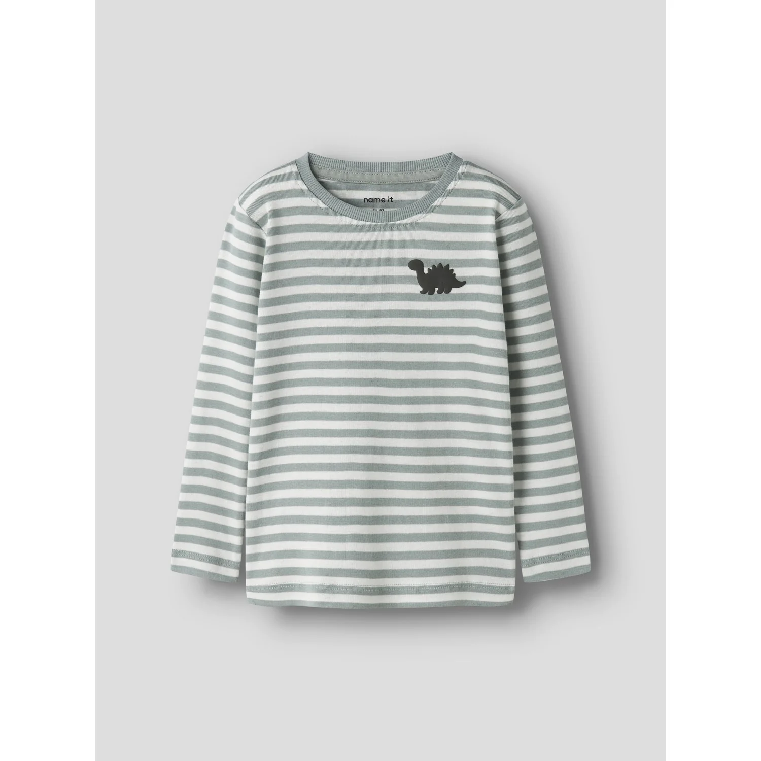 Name It Green Milieu Dinosaur Nmmvilly Ls Slim Top Noos - Image 3