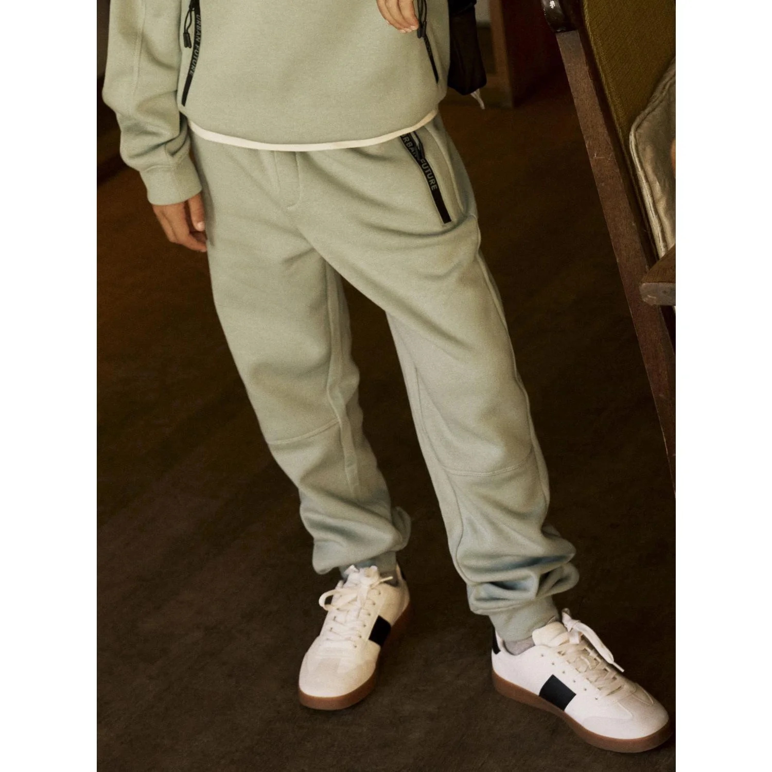 Name It Green Milieu Nkmleo Nreg Sweat Bukser Bru - Image 3