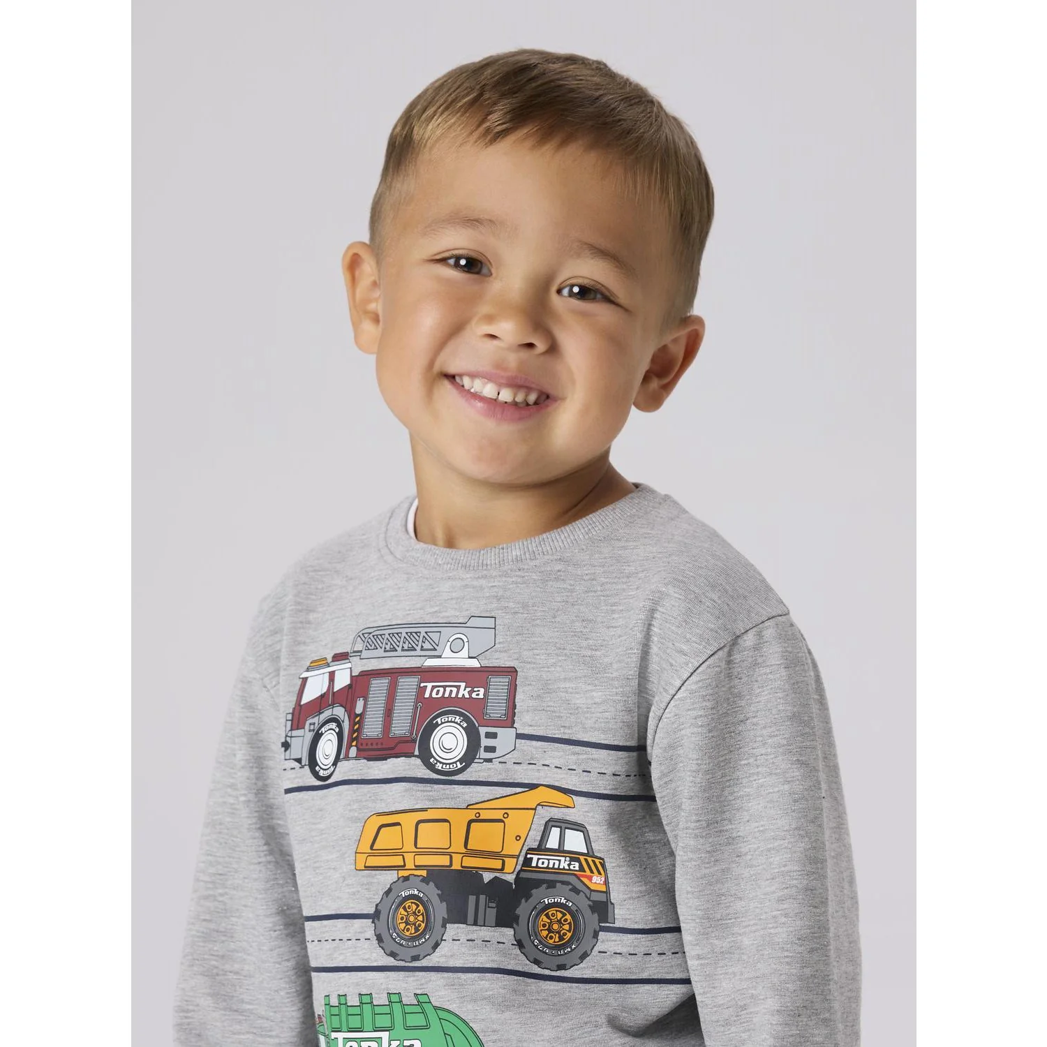 Name It Grey Melange Nmmjorge Tonka Nreg Sweat Unb Cplg - Image 3