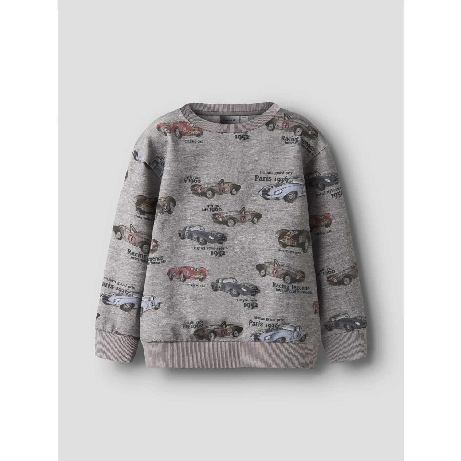 Name It Grey Melange Nmmreiner Ls Nreg Sweat Bru Box - Image 3