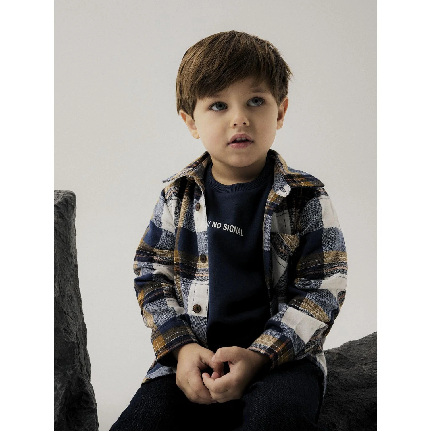 Name It Insignia Blue Nmmowenta Ls Nreg Skjorte - Image 3