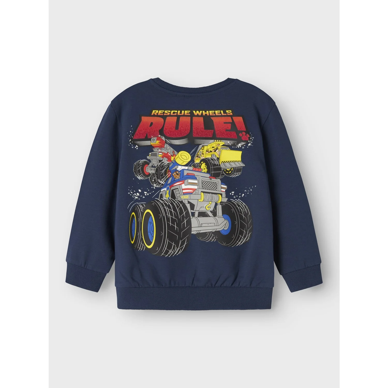 Name It Insignia Blue Nmmsteffen Paw Nreg Sweat Bru Noos Cplg - Image 3