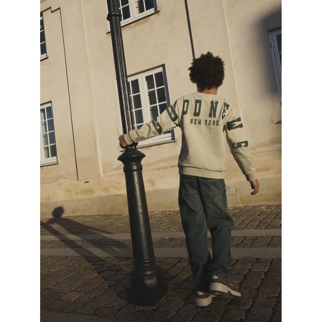 Name It Island Fossil Nkmnolen Ls Nreg Sweat Bru - Image 2