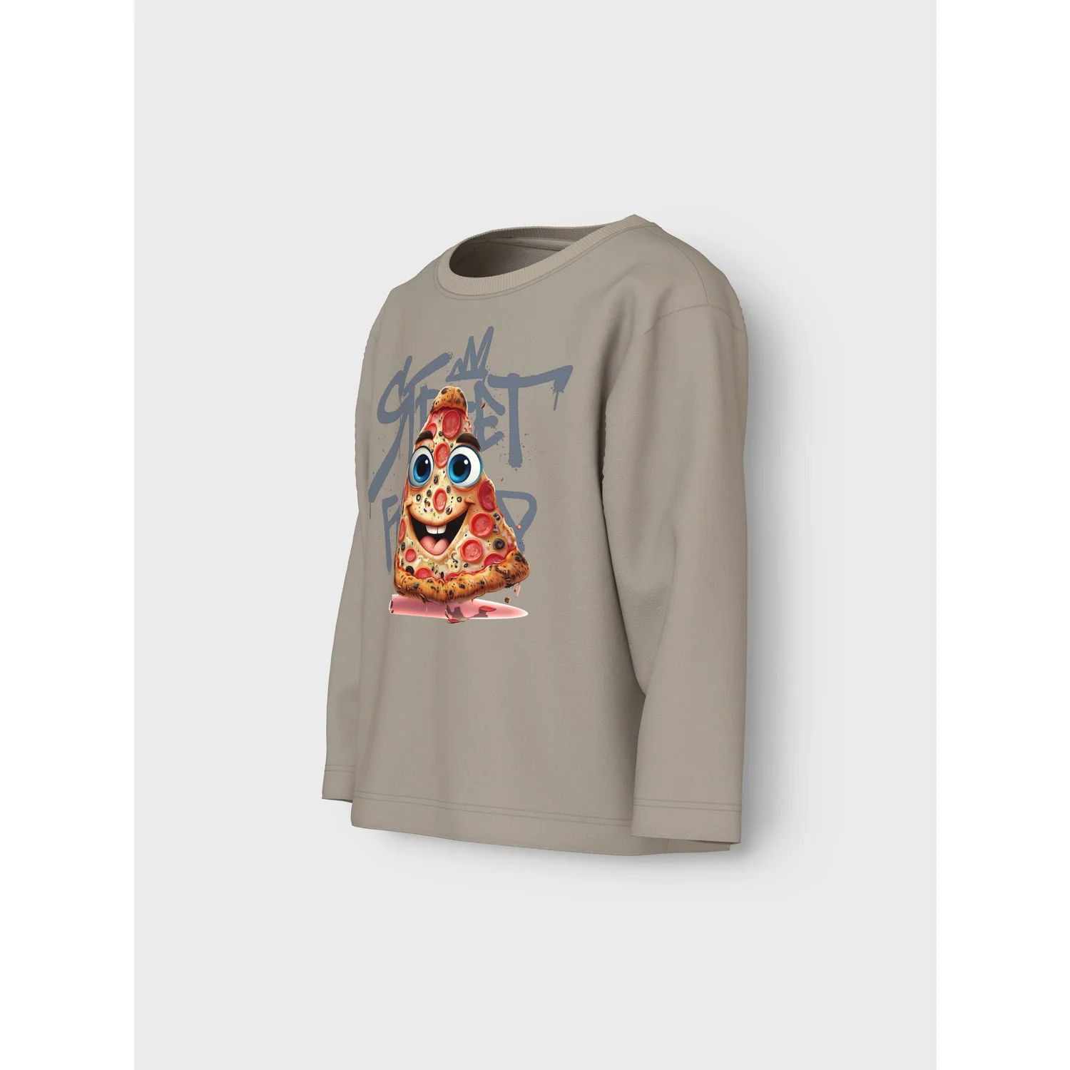 Name It Island Fossil Pizza Nmmvoto Ls Nreg Top - Image 2