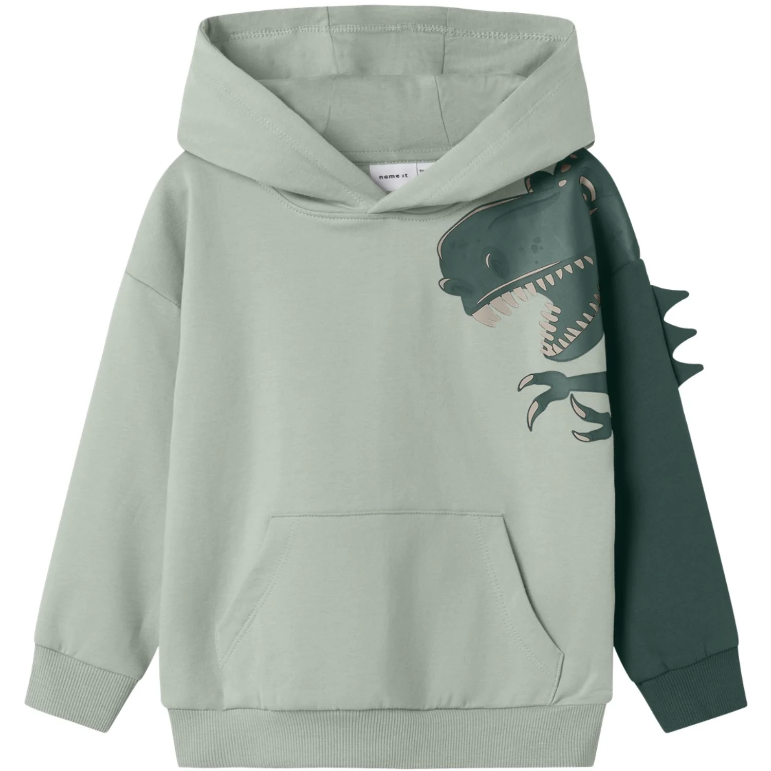 Name It Jadeite Nmmnash Ls Nreg Sweat Wh Bru Box