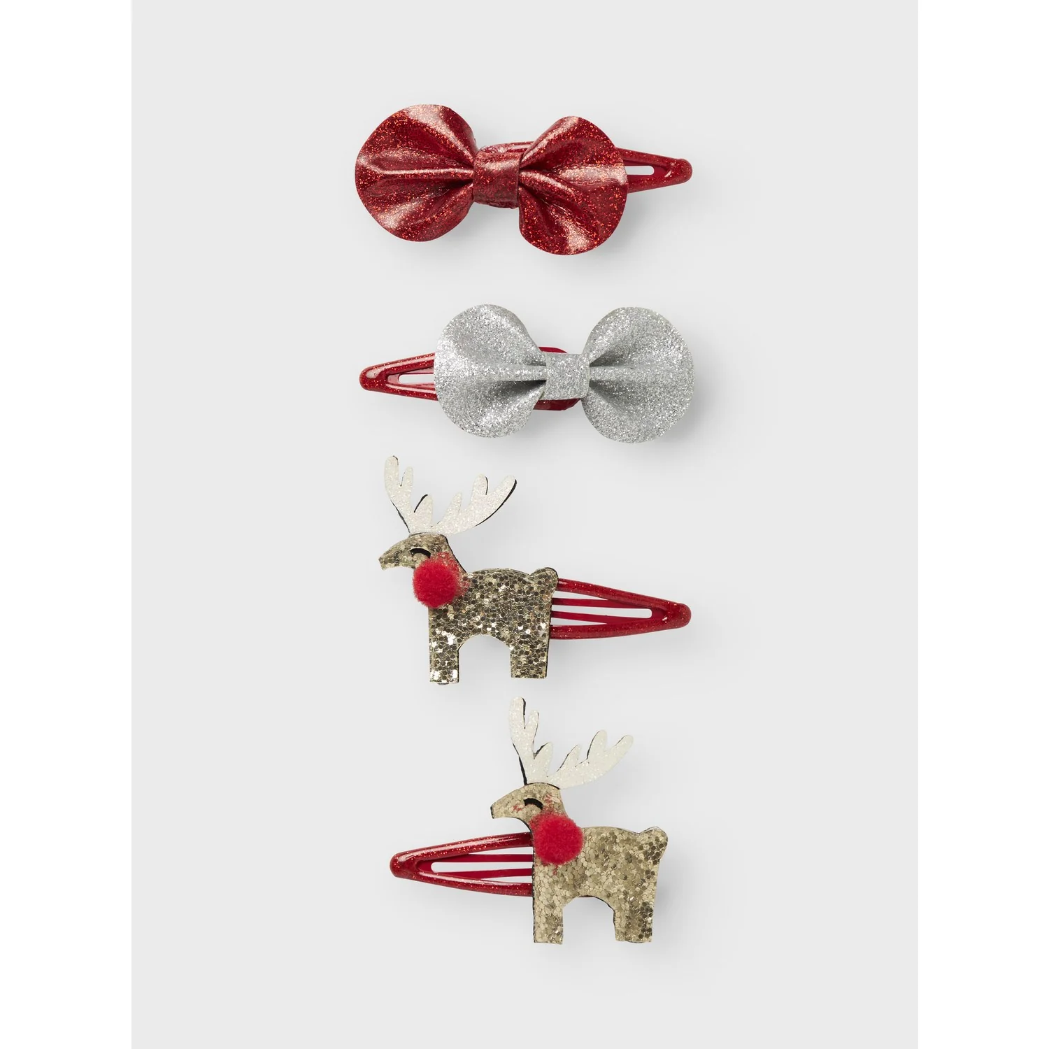 Name It Jester Red Nkfreinbow 4P Hairclip - Image 3