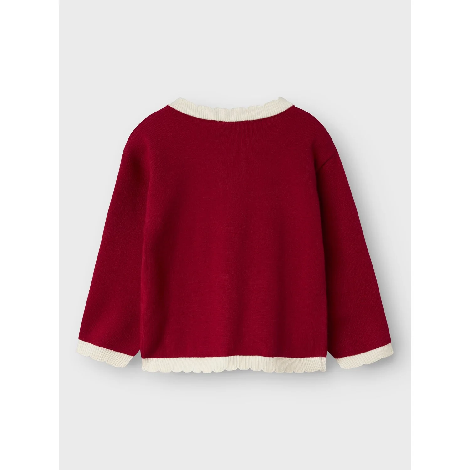 Name It Jester Red Nmfralbo Ls Knit Card - Image 2