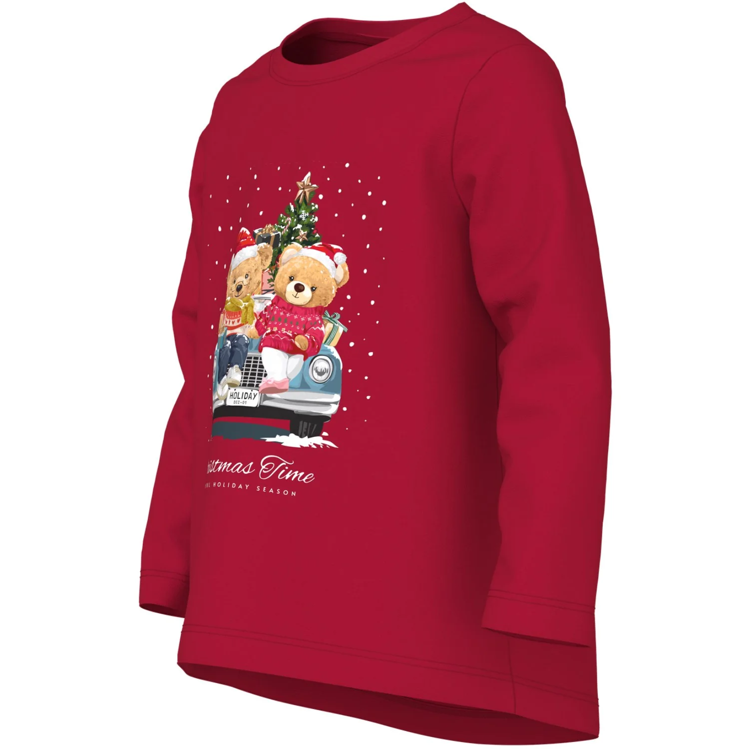 Name It Jester Red Xmas Bunny Nmfvosmas Ls Nreg Top - Image 2