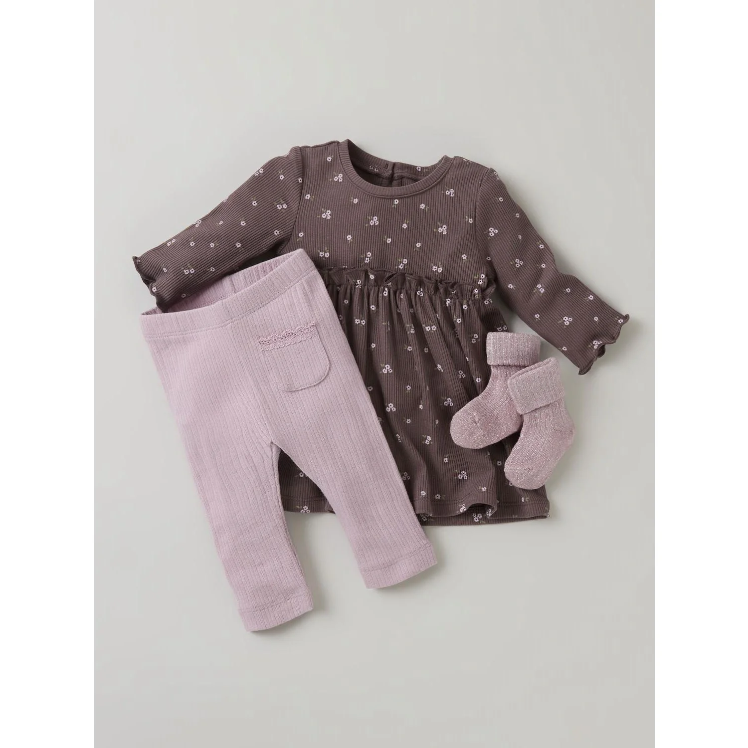 Name It Keepsake Lilac Nbfsiva Leggings - Image 2