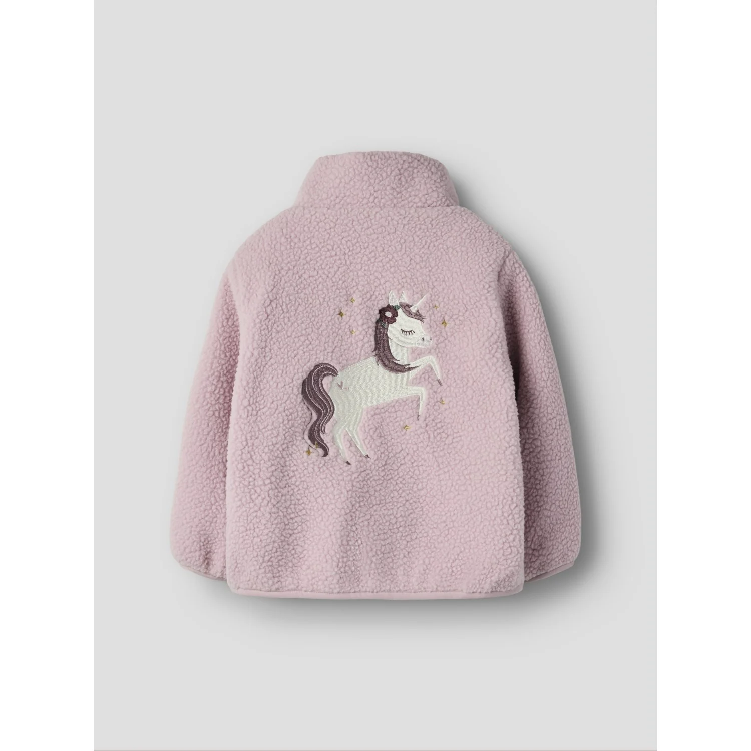 Name It Keepsake Lilac Nmfmall Sherpa Jakke - Image 3