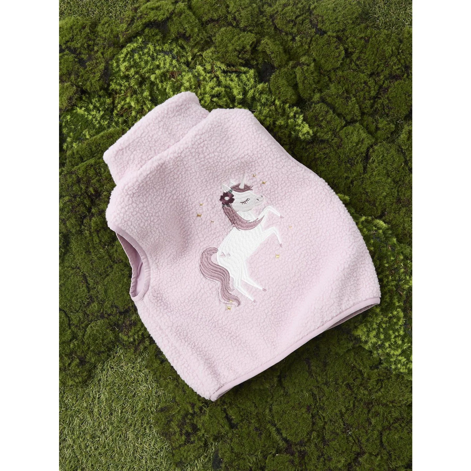 Name It Keepsake Lilac Nmfmall Sherpa Vest - Image 2