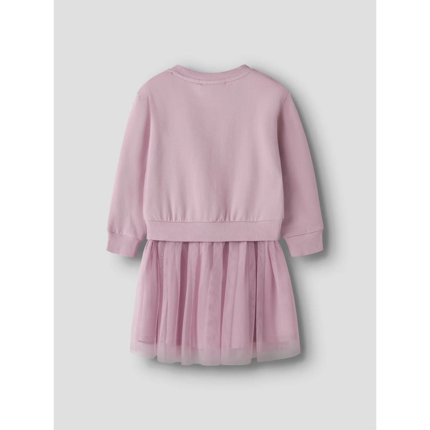 Name It Keepsake Lilac Nmfobana Hellok Nreg Swe Dress Bru Sky - Image 3