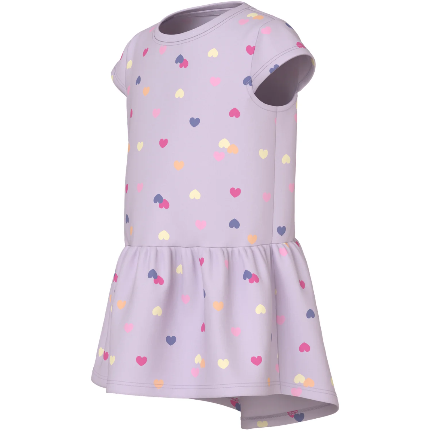 Name It Lavender Fog Colorful Hearts Nmfvigga Capsl Kjole F1 Noos - Image 3