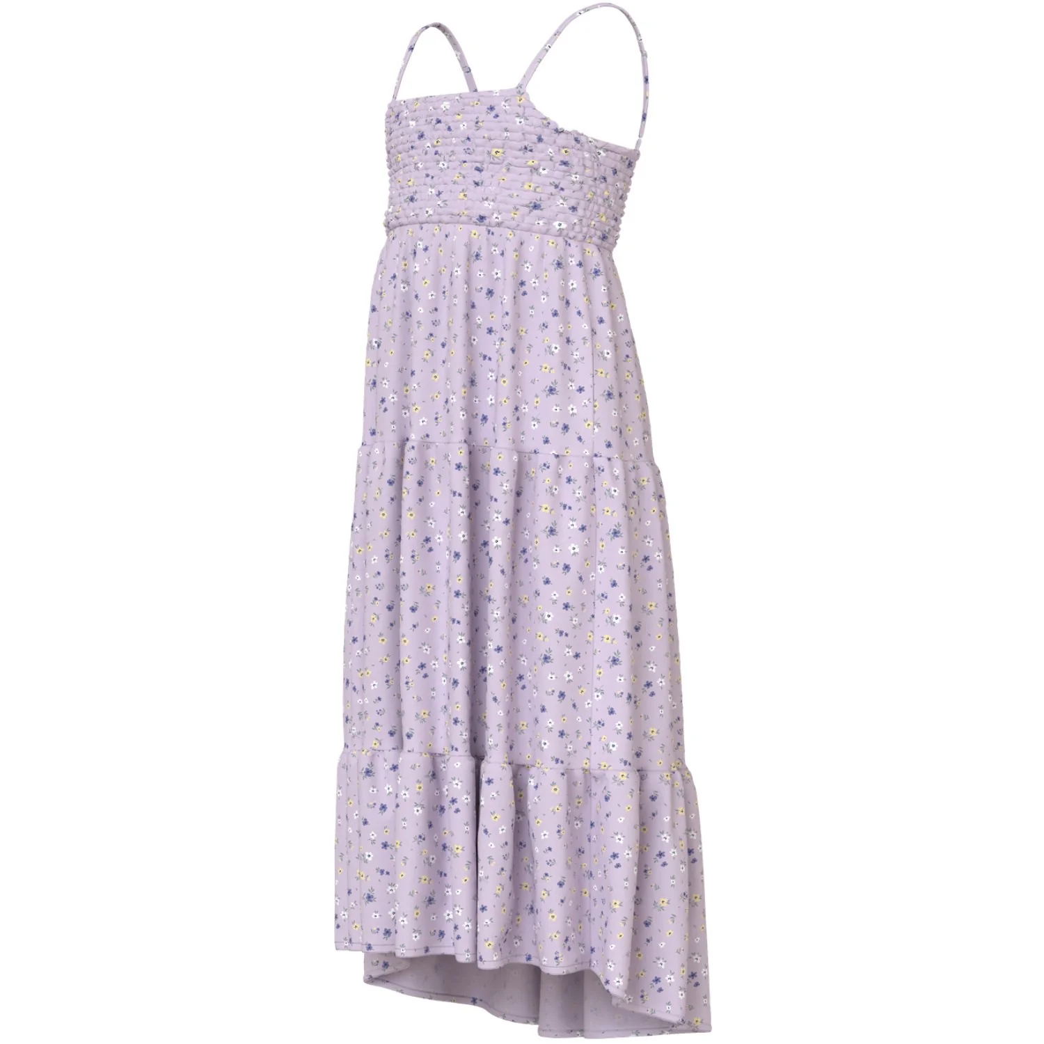 Name It Lavender Fog Small Floral Nkfvinaya Strop Maxi Kjole - Image 2