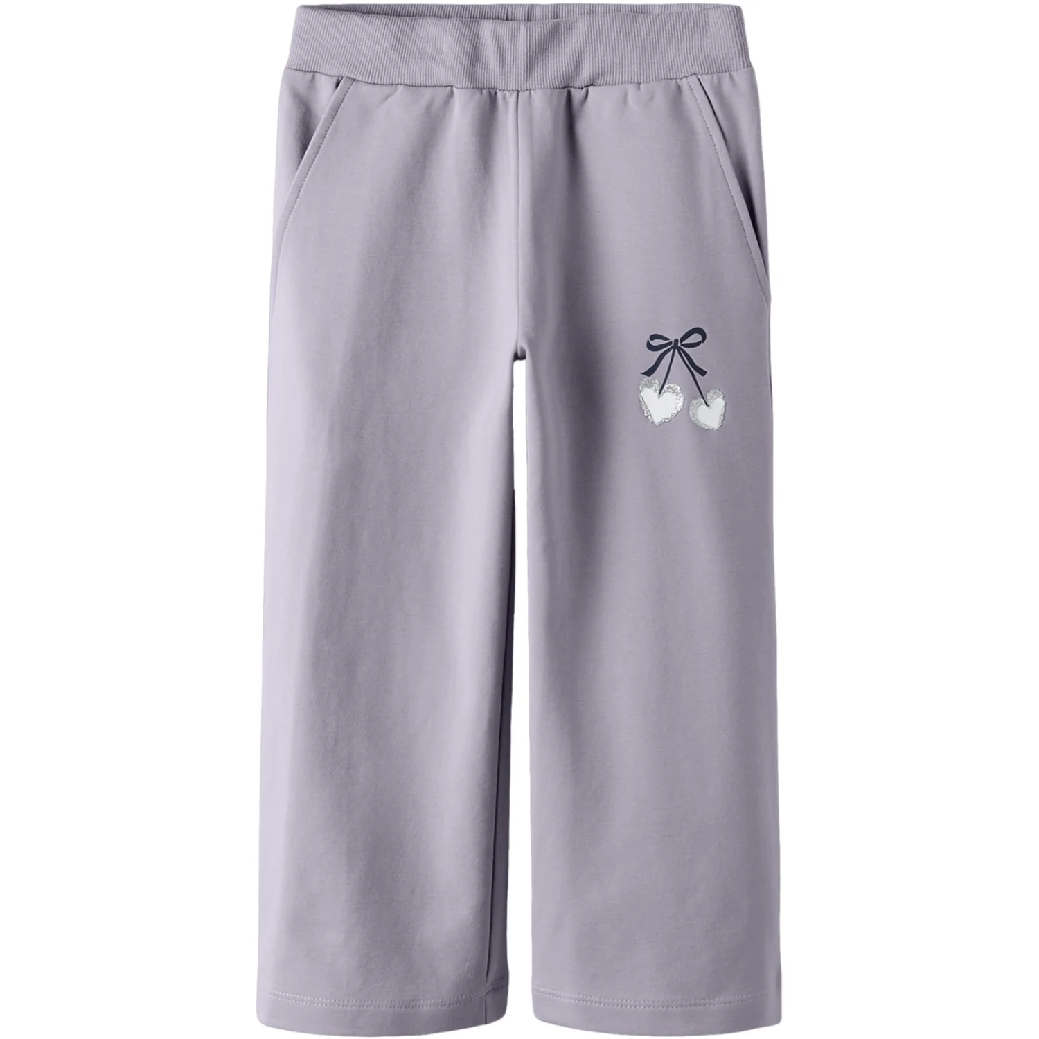 Name It Lavender Gray Nmfbasalt Sweat Wide Bukser Bru