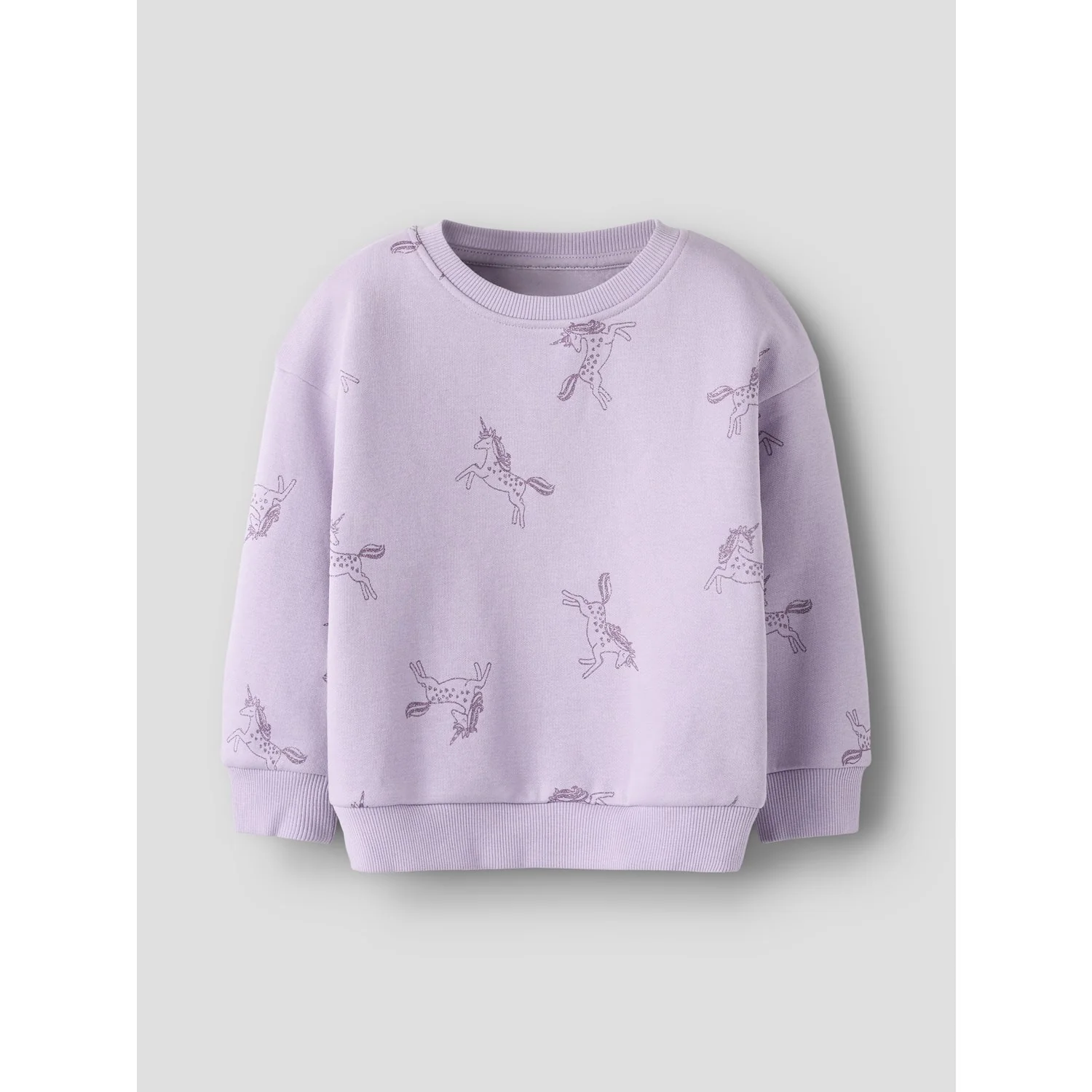 Name It Lavender Lily Nmfsolea Ls Nreg Swe Bru - Image 3