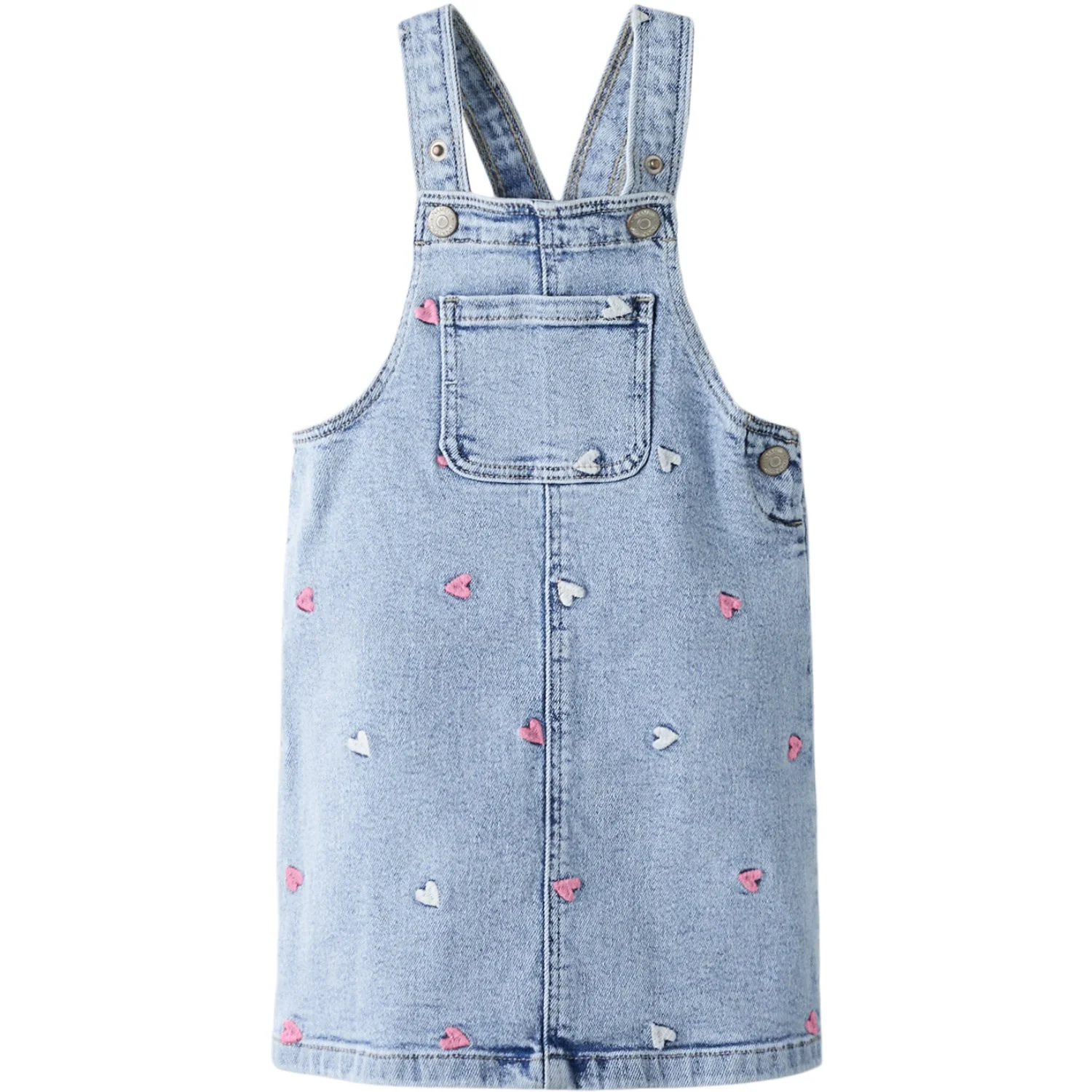 Name It Light Blue Bleached Denim Nmfelina Dnm Emb Spencer 2633-Fr T