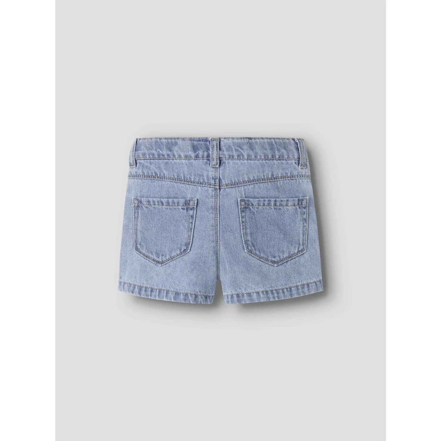 Name It Light Blue Denim Anglaise Nmfrose Mom Dnm Anglai Shorts 1026-Ov H - Image 4