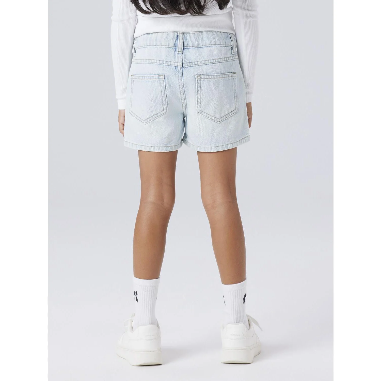 Name It Light Blue Denim Nkfrose Rhine Dnm Shorts 6042-Ac Noos - Image 4