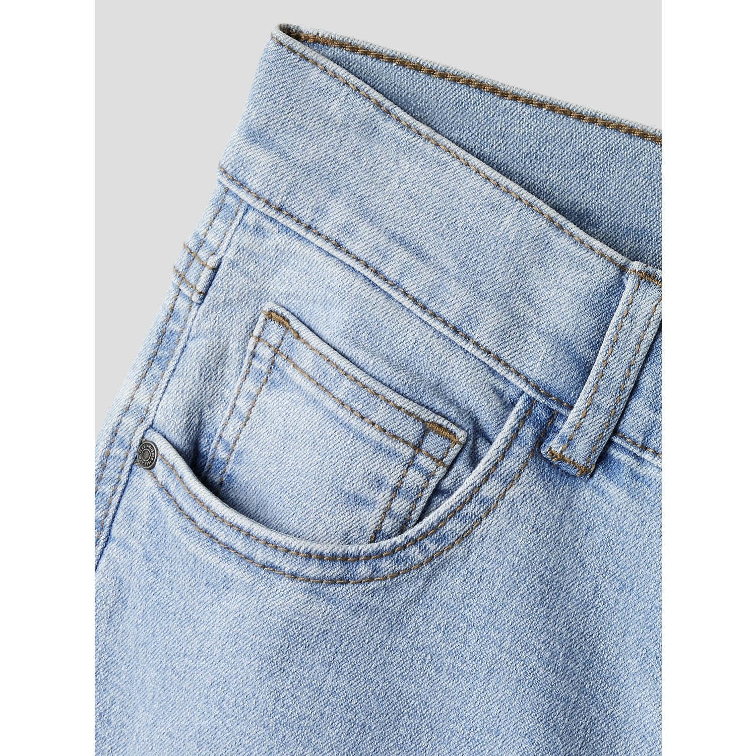 Name It Light Blue Denim Nkfrose Wide Jeans 1061-Dt Tb - Image 2