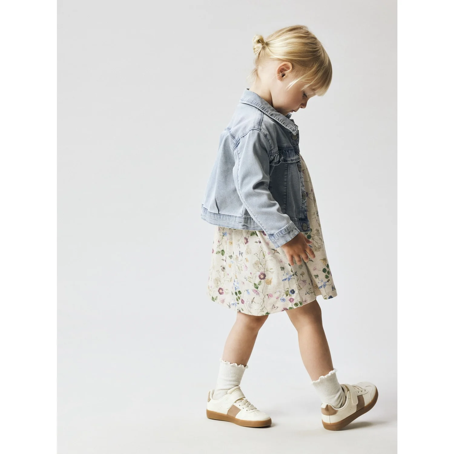 Name It Light Blue Denim Nmfjulia Dnm Flæse Jakke 6006-Yb F - Image 3