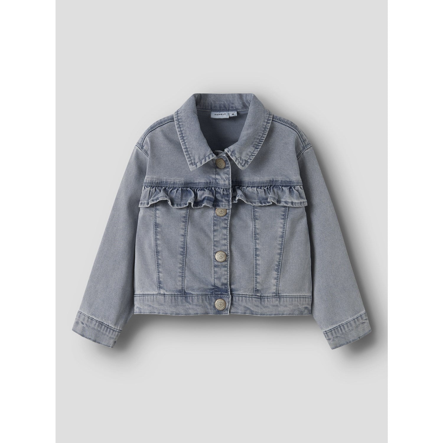 Name It Light Blue Denim Nmfjulia Dnm Flæse Jakke 6006-Yb F - Image 5