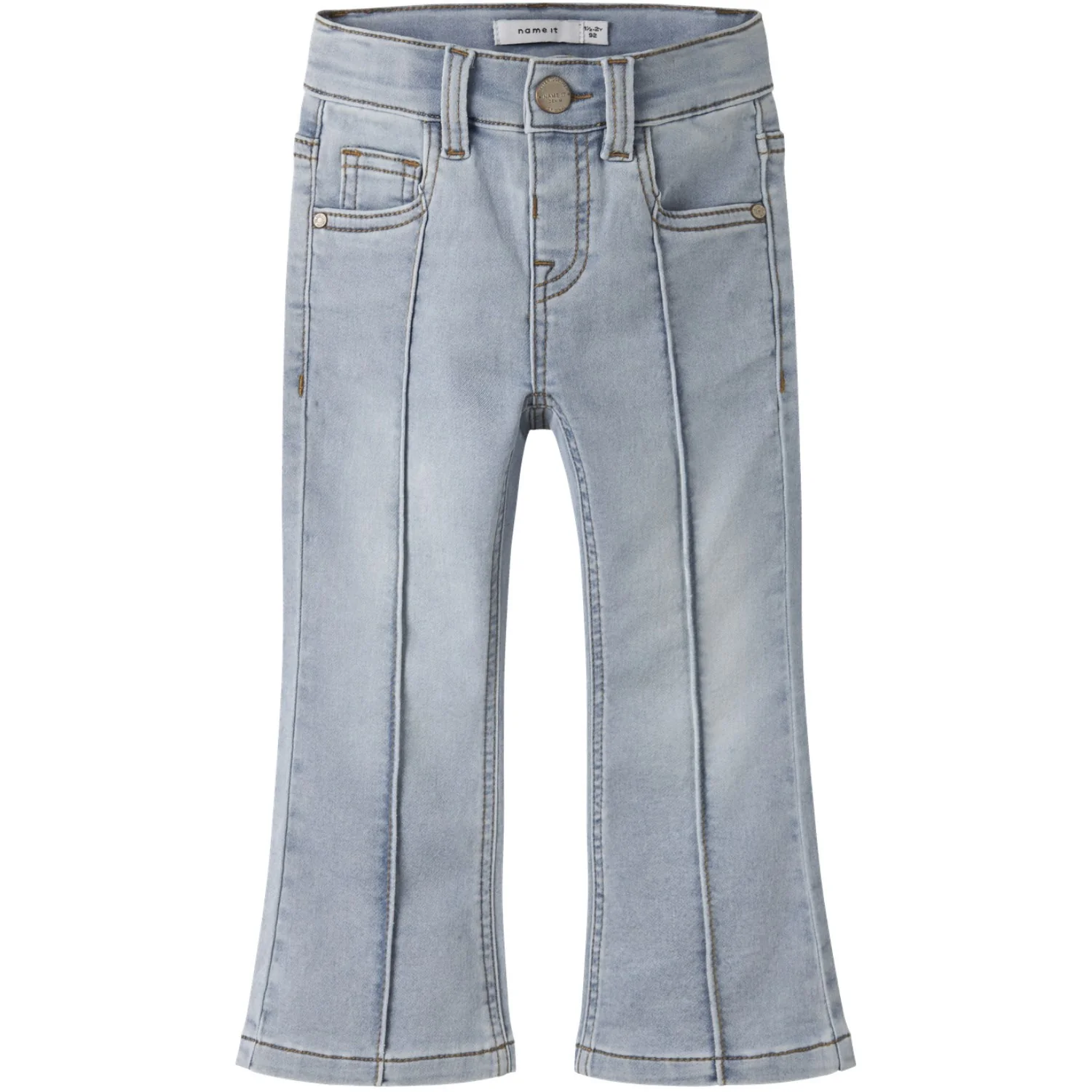 Name It Light Blue Denim Nmfpolly Skinny Bootcut Jeans 2055-Th D