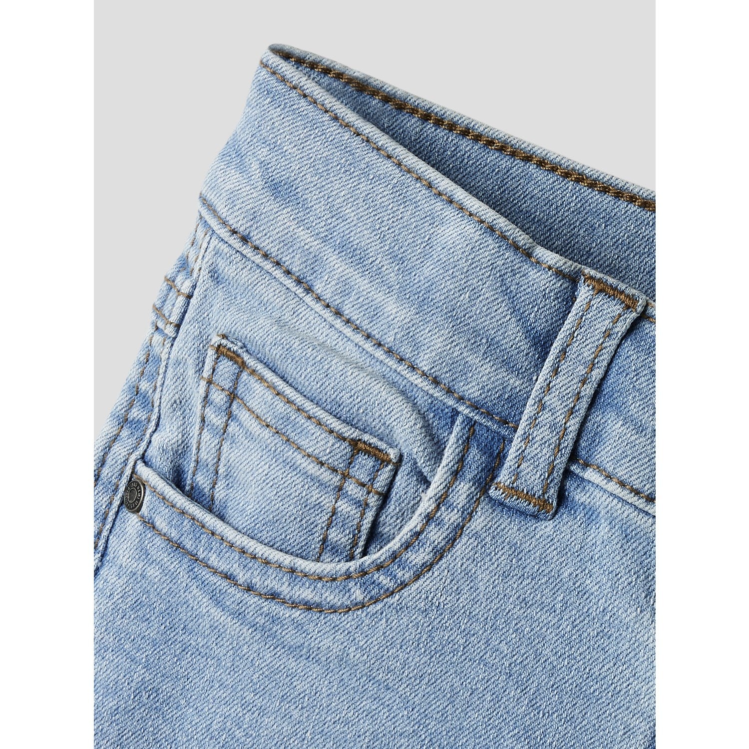 Name It Light Blue Denim Nmfrose Wide Jeans 1061-Dt Tb - Image 2