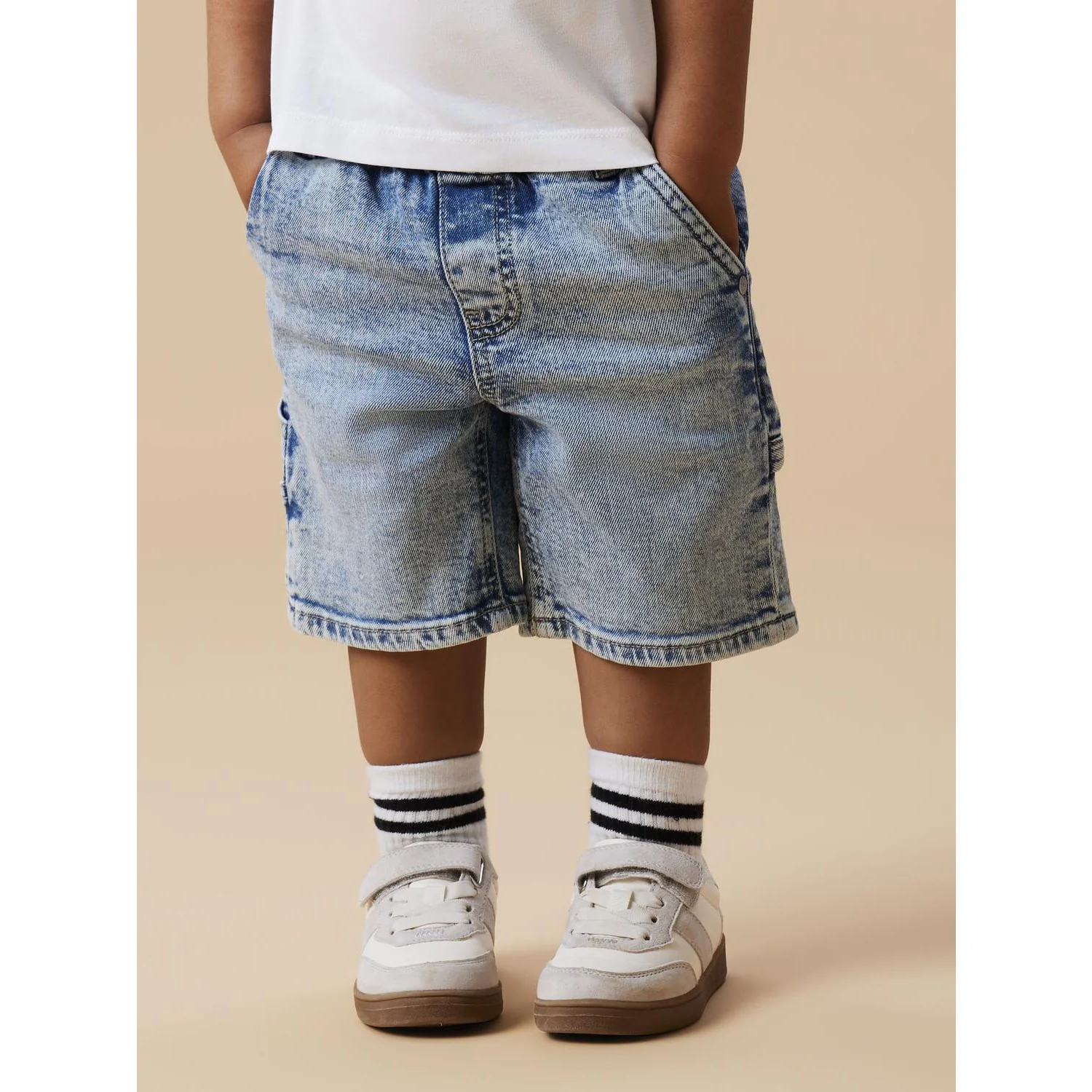 Name It Light Blue Denim Nmmben Loose Dnm Bermuda 8620-Bc Noos - Image 3