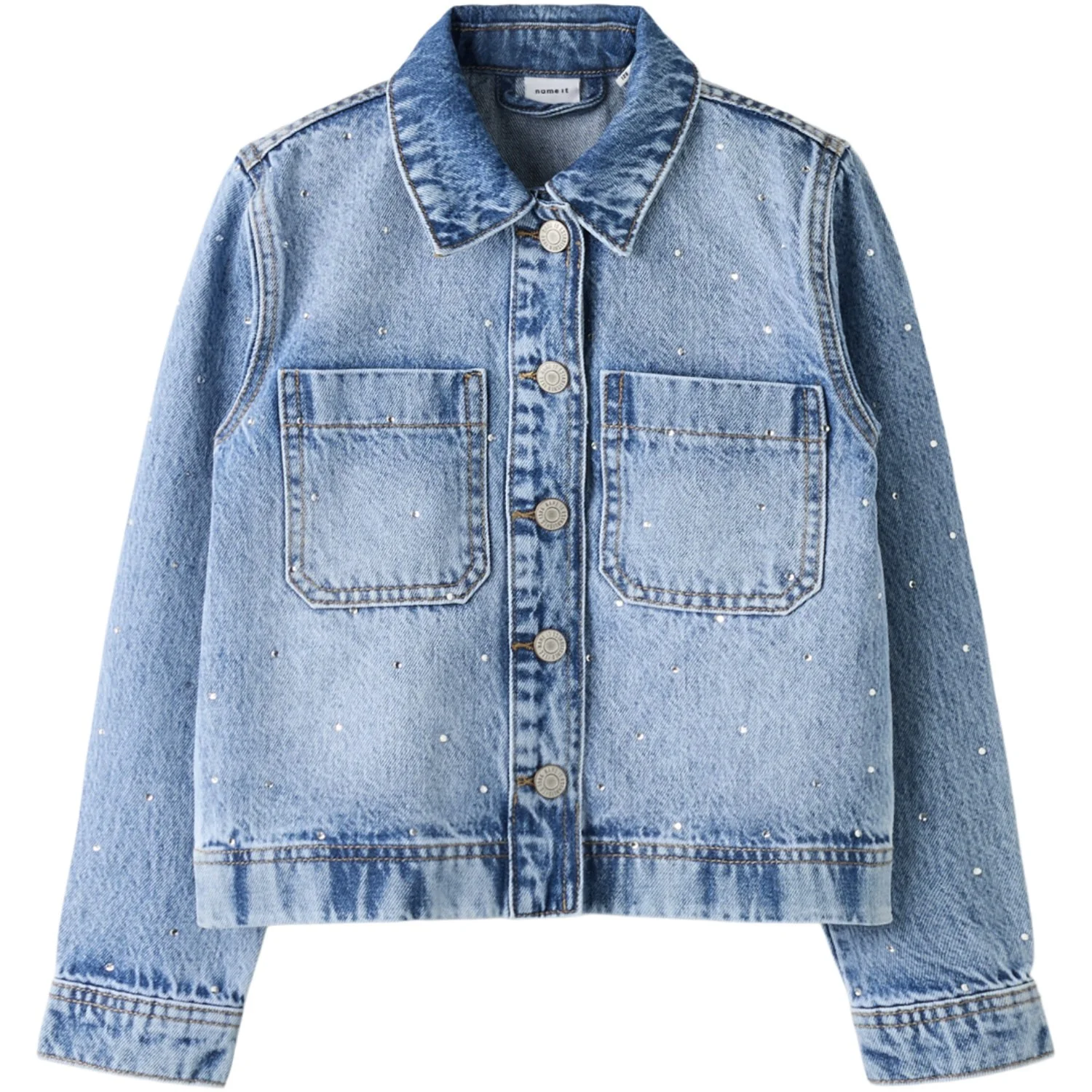Name It Light Blue Denim Rhine Nkflisa Os Dnm Rhine Jakke 1133-Ac D