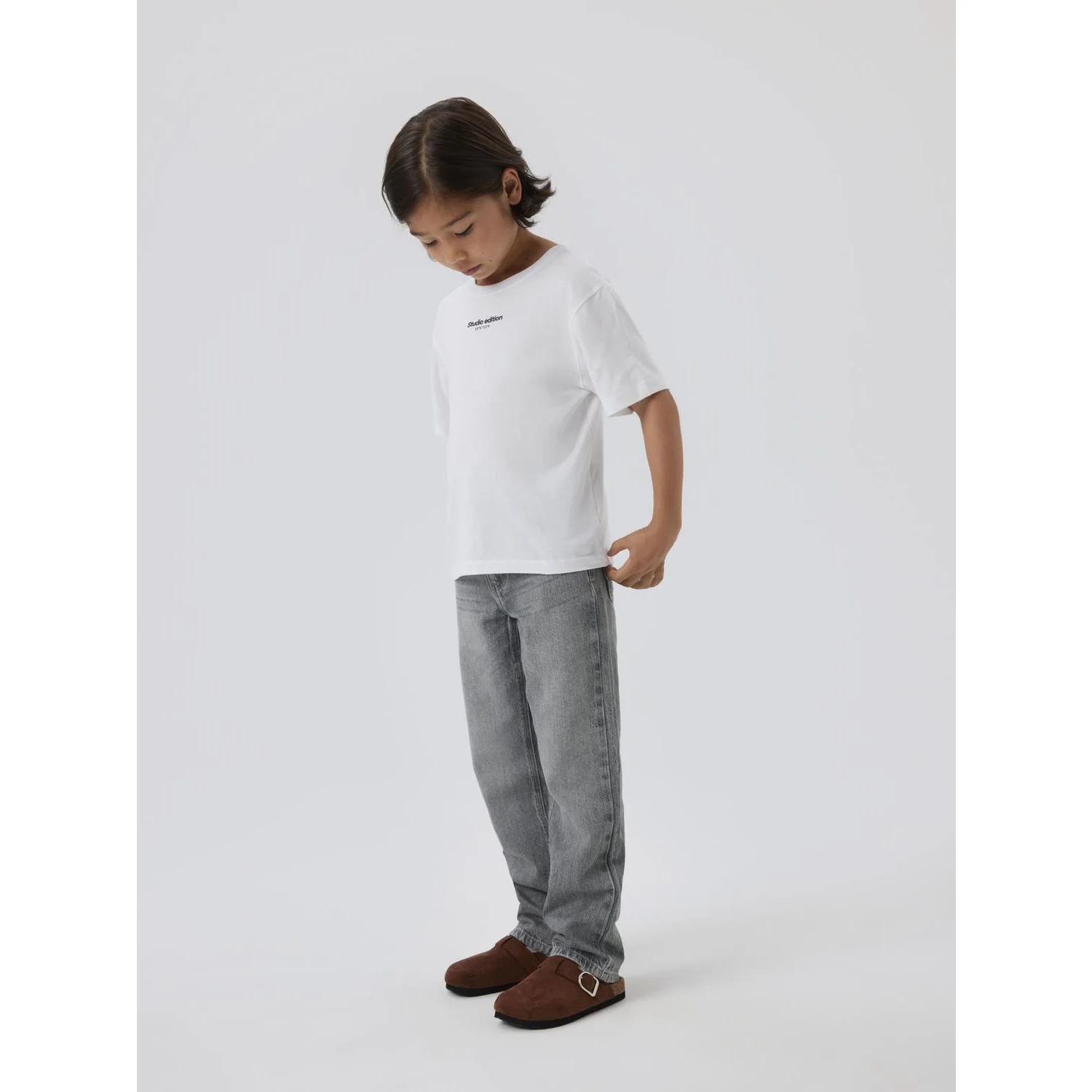 Name It Light Grey Denim Nkmryan Straight Jeans 5950-Dm Noos - Image 2