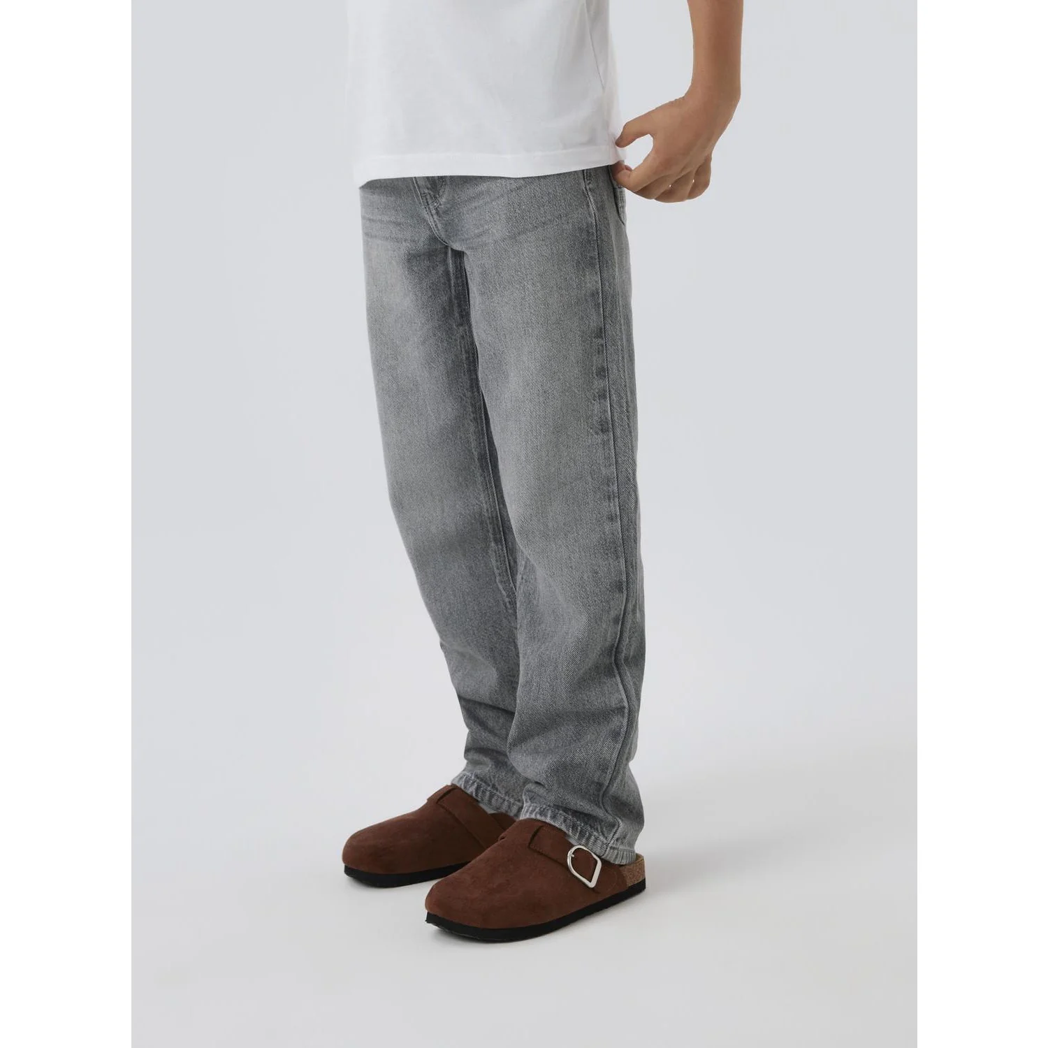 Name It Light Grey Denim Nkmryan Straight Jeans 5950-Dm Noos - Image 3