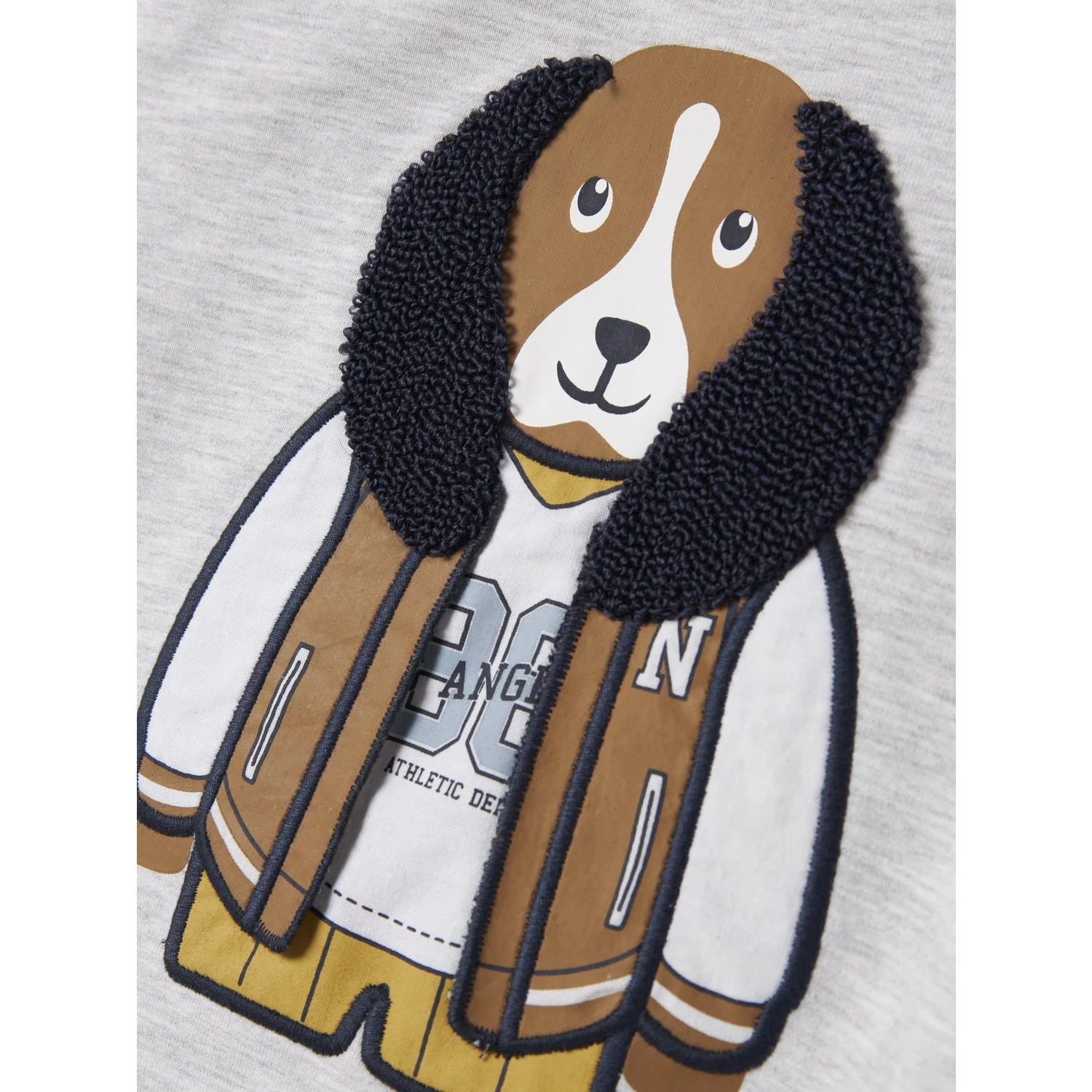 Name It Light Grey Melange Nmmkamden Ls Sweat Unb - Image 4