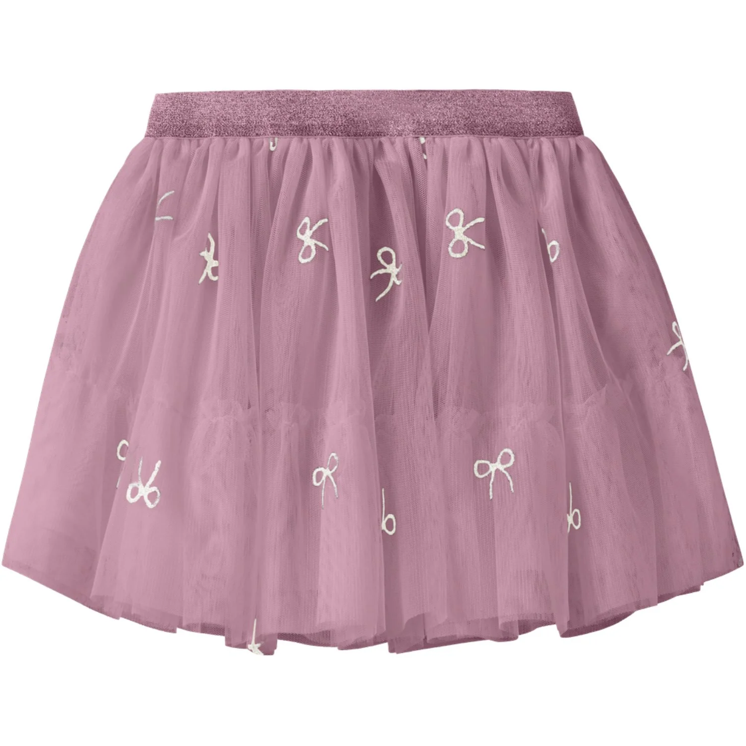 Name It Lilas Antique White Nmfkira Tyl Nederdel